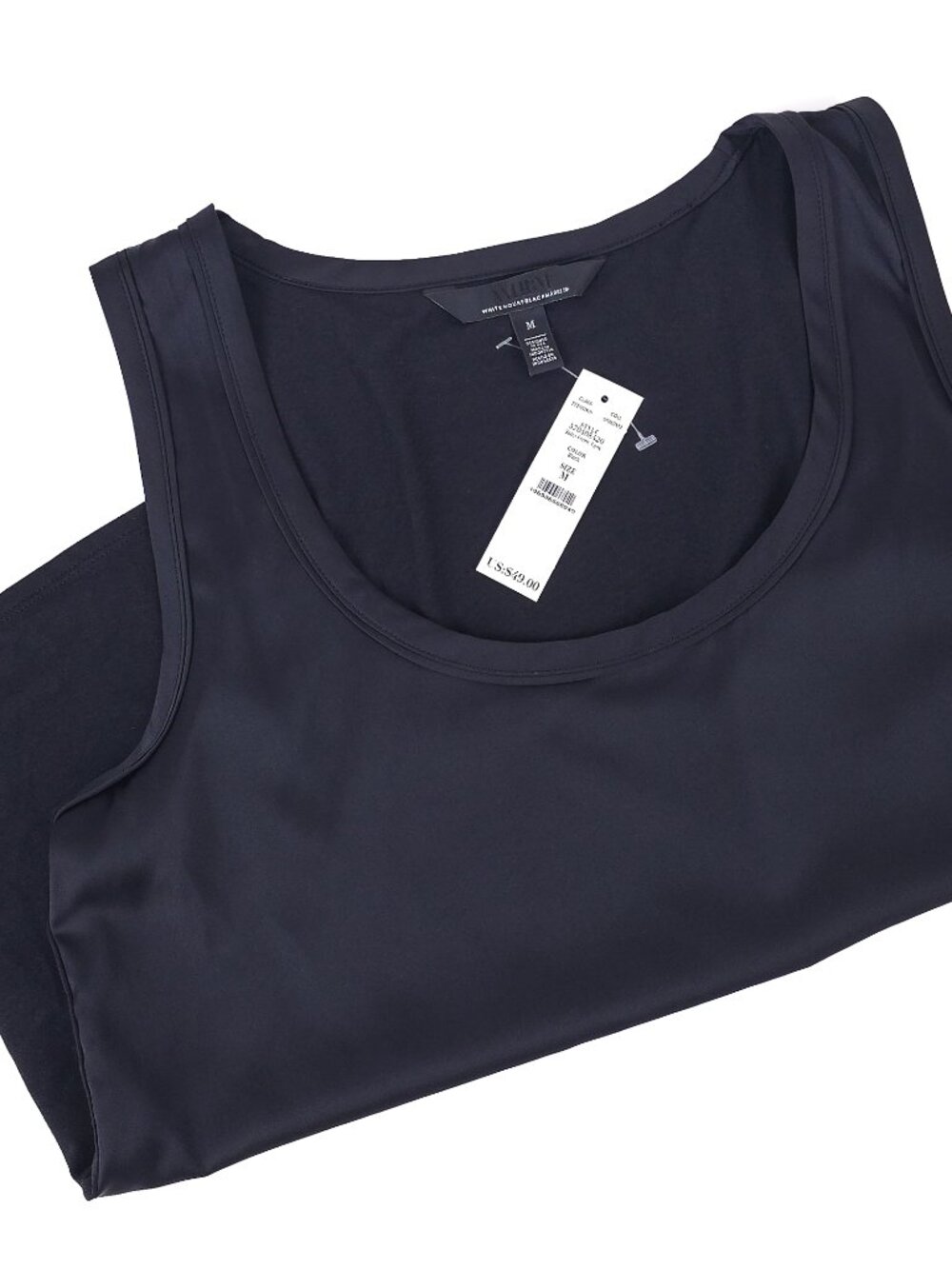 WHBM Satin Front Shell Tank - Picture 2 of 7